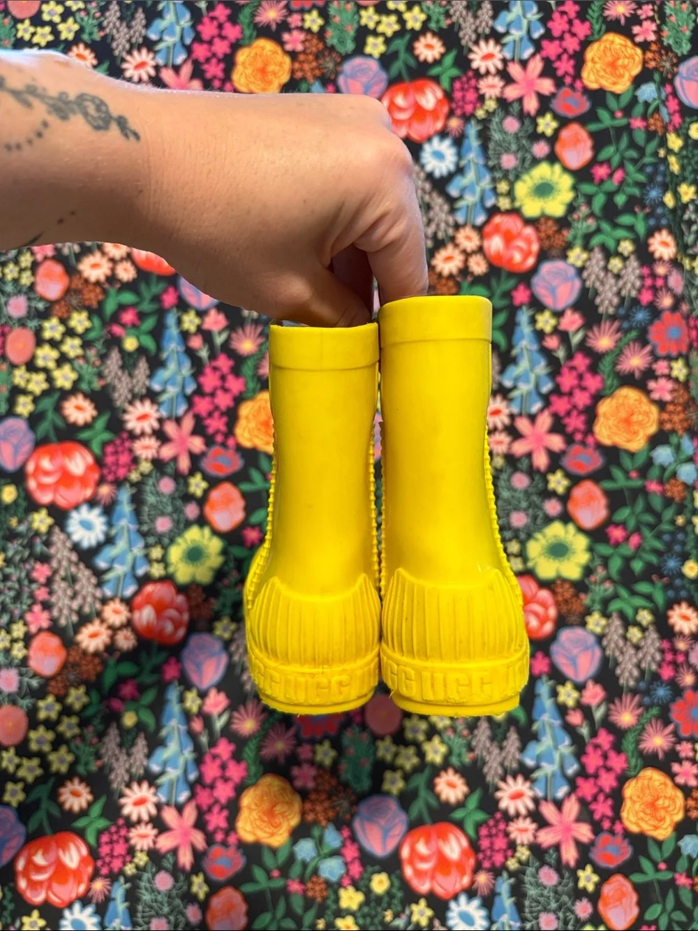 UGG Bright Yellow toddler' Rain Boot